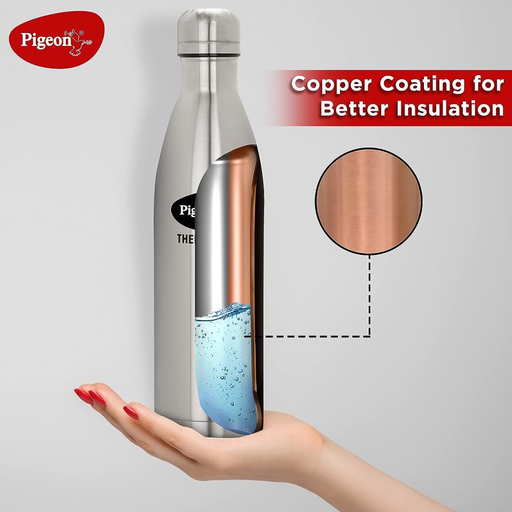 Pigeon aqua stainless steel water bottle fashion